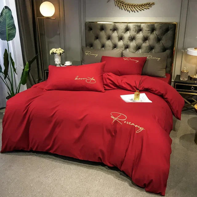 Luxury Duvet Cover with Elegant Embroidery – Soft, Breathable and High Quality | Stornfield