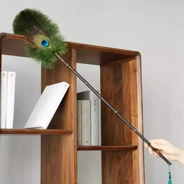 Peacock Feather Anti-Static Dusting Brush | Stornfield