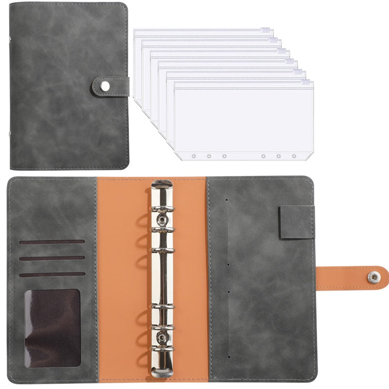 Stornfield | Financial Planner Leather Multi Pocket Bill Organizer Notebook