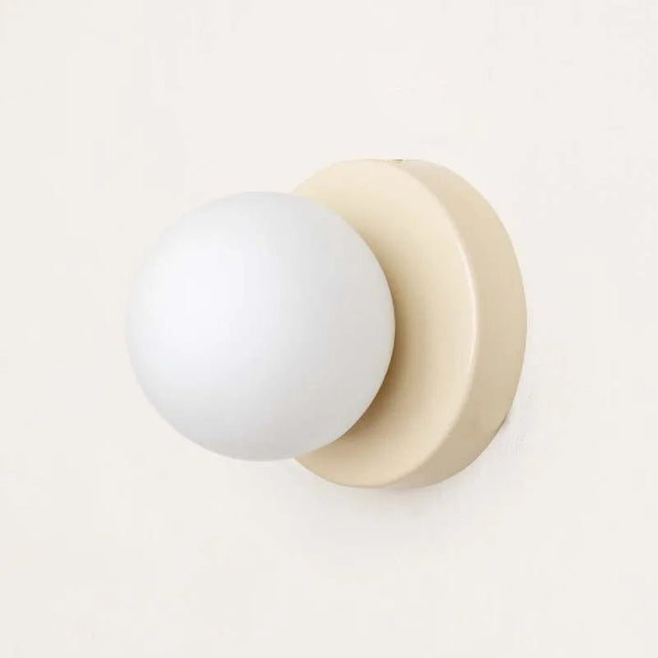 Stornfield | LumiGlobe - Mid-Century Modern Glass Block Wall Lamp