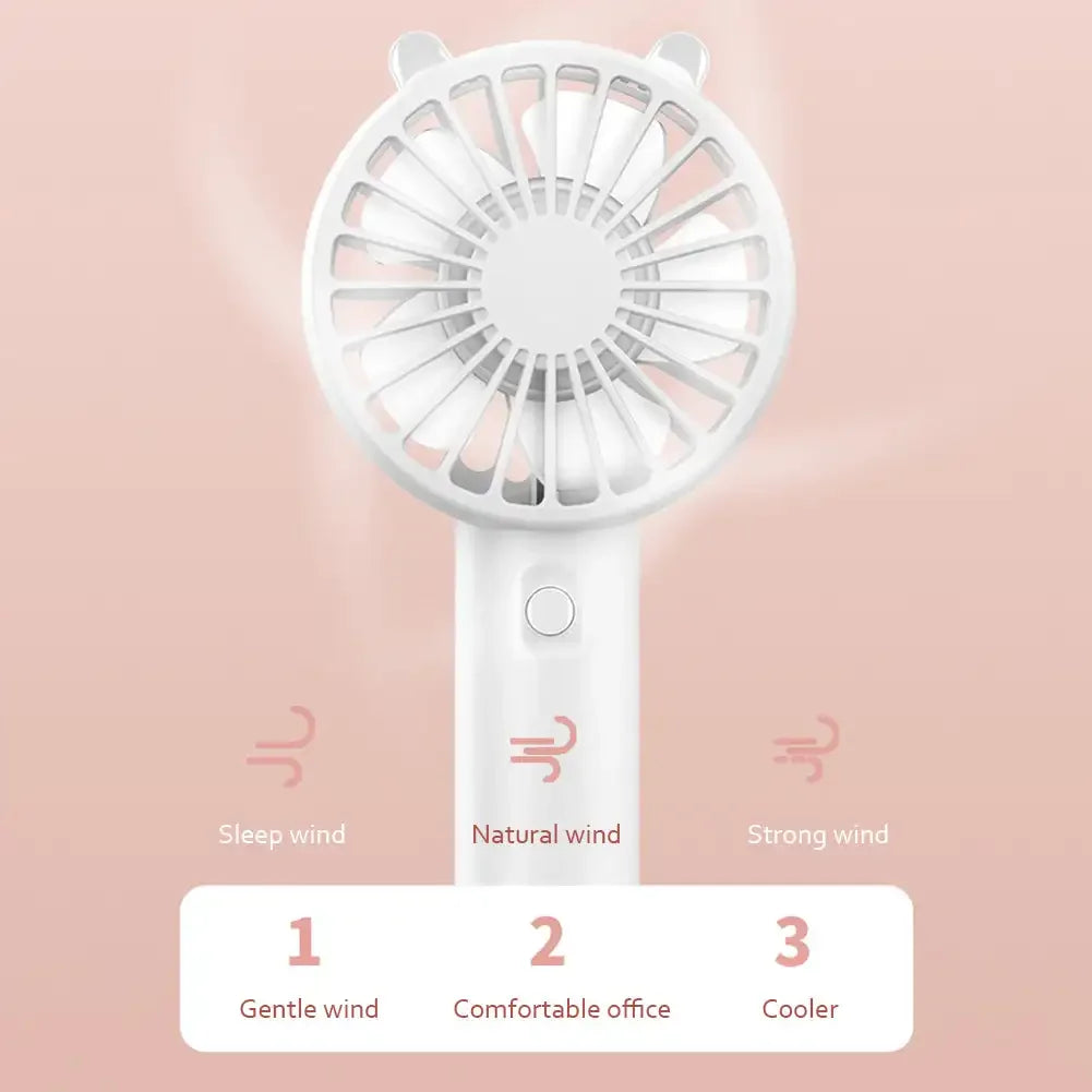 Portable USB Rechargeable Mini Hand Fan – Veyra | Stornfield