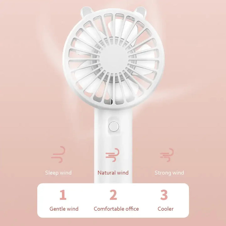 Portable USB Rechargeable Mini Hand Fan – Veyra | Stornfield