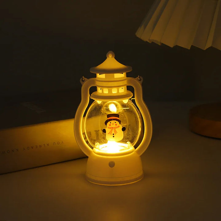 Mini Christmas lamp with LED lighting - Portable decorative lantern for festive decoration, winter & Christmas season | Stornfield