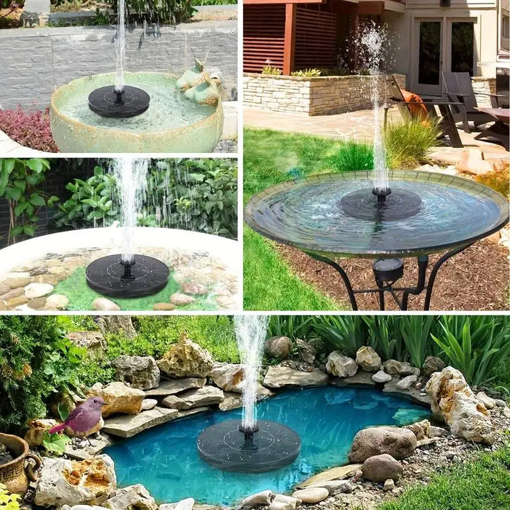 Stornfield | Vital SolarSpring Solar Fountain | Floating Pond Pump | Garden Decor | Solar Water Features for Outside