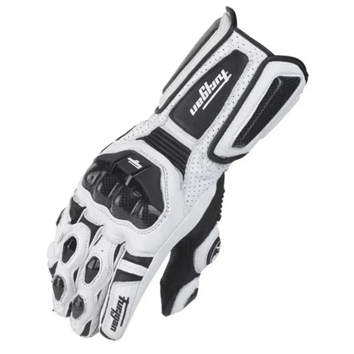 Stornfield | Motorcycle Gloves RidePro Carbon | Wind & Waterproof | Touchscreen Compatible | Genuine Leather Protectors | For Summer & Winter