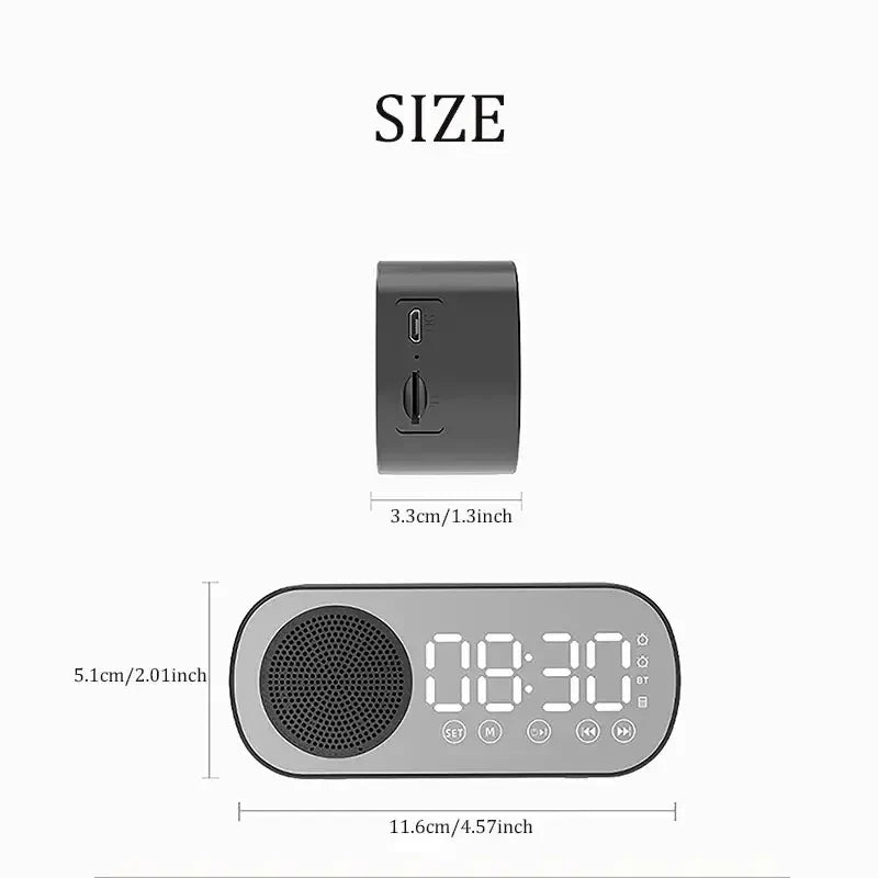 Stornfield | Digital Clock with Bluetooth Speaker and FM Radio