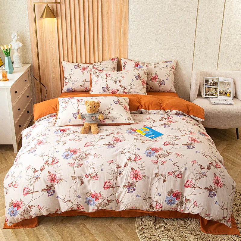 Zenith washed cotton duvet cover set | Stornfield