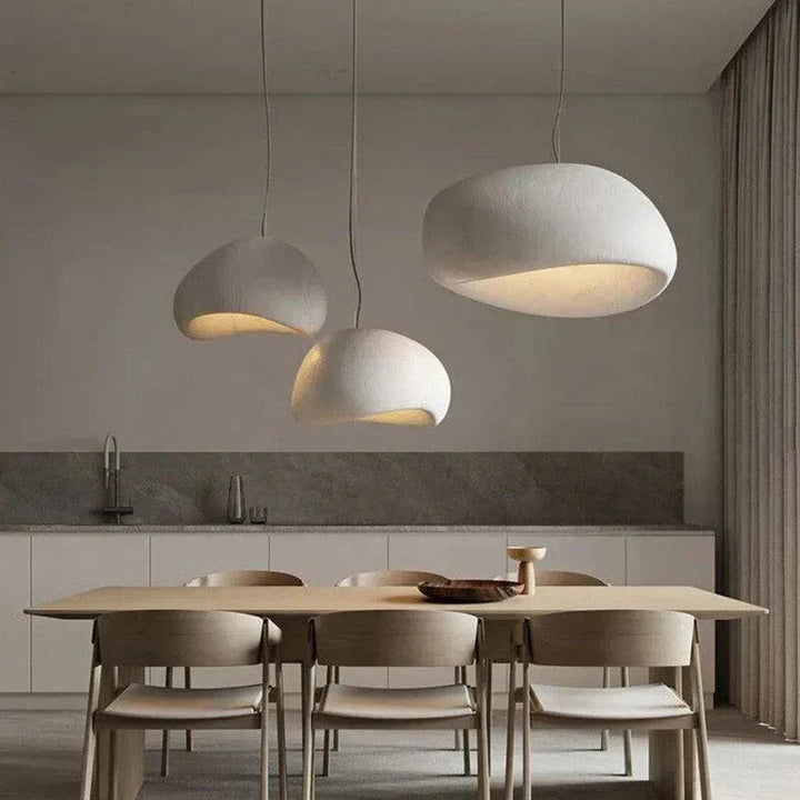 Stornfield | ZenGlow Wabi Sabi Pendant Light | Minimalist Design | Elegant Hanging Light for Living Room & Dining Room