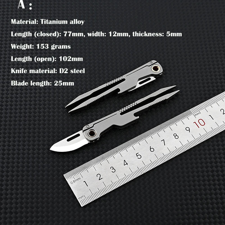 All Day Titanium Tweezer Knife Multifunctional Tool | Stornfield