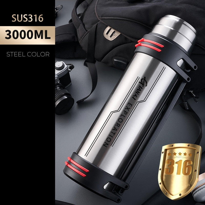 Giant Drink Stainless Steel Thermos Bottle | Stornfield