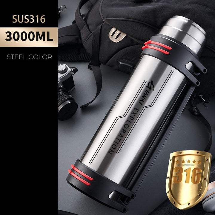 Giant Drink Stainless Steel Thermos Bottle | Stornfield