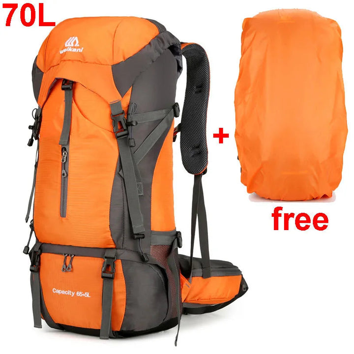 Alpivento 70L Trekking Backpack with Rain Cover | Stornfield