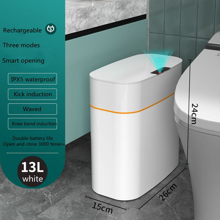Smart Electric Trash With Lid | Stornfield