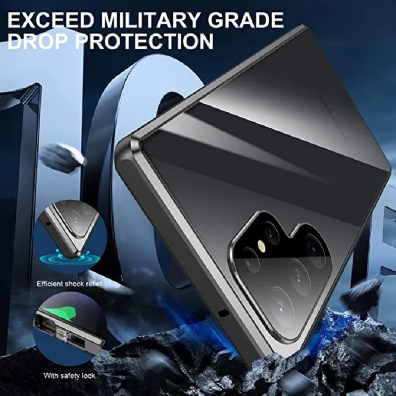 Stornfield | Metal Aluminum Alloy 360 Case with Safety Closure for Samsung Galaxy S24-S23 Series