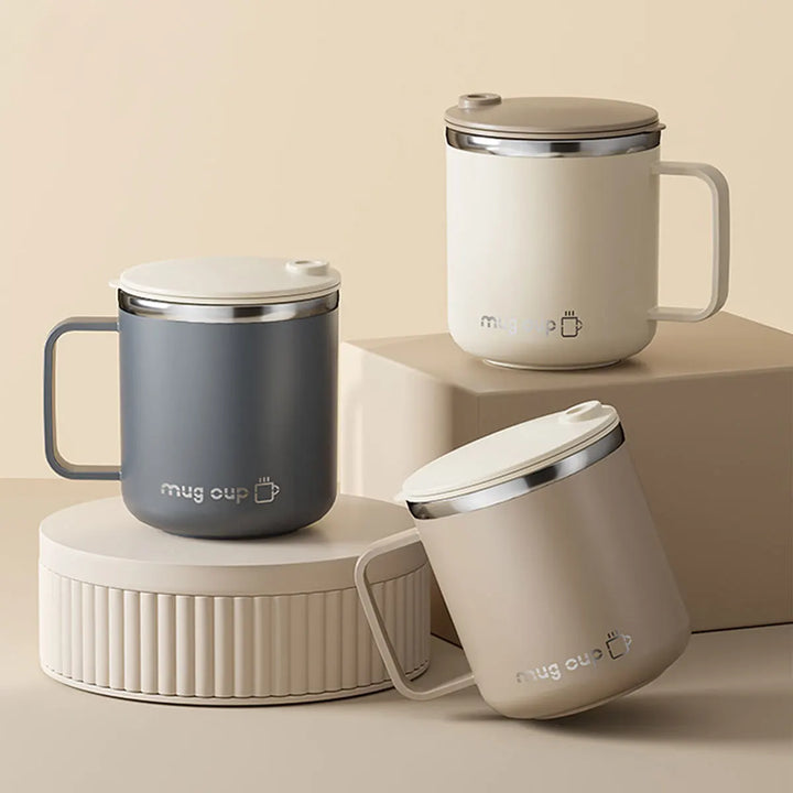 Insulated stainless steel coffee cup with lid | Stornfield