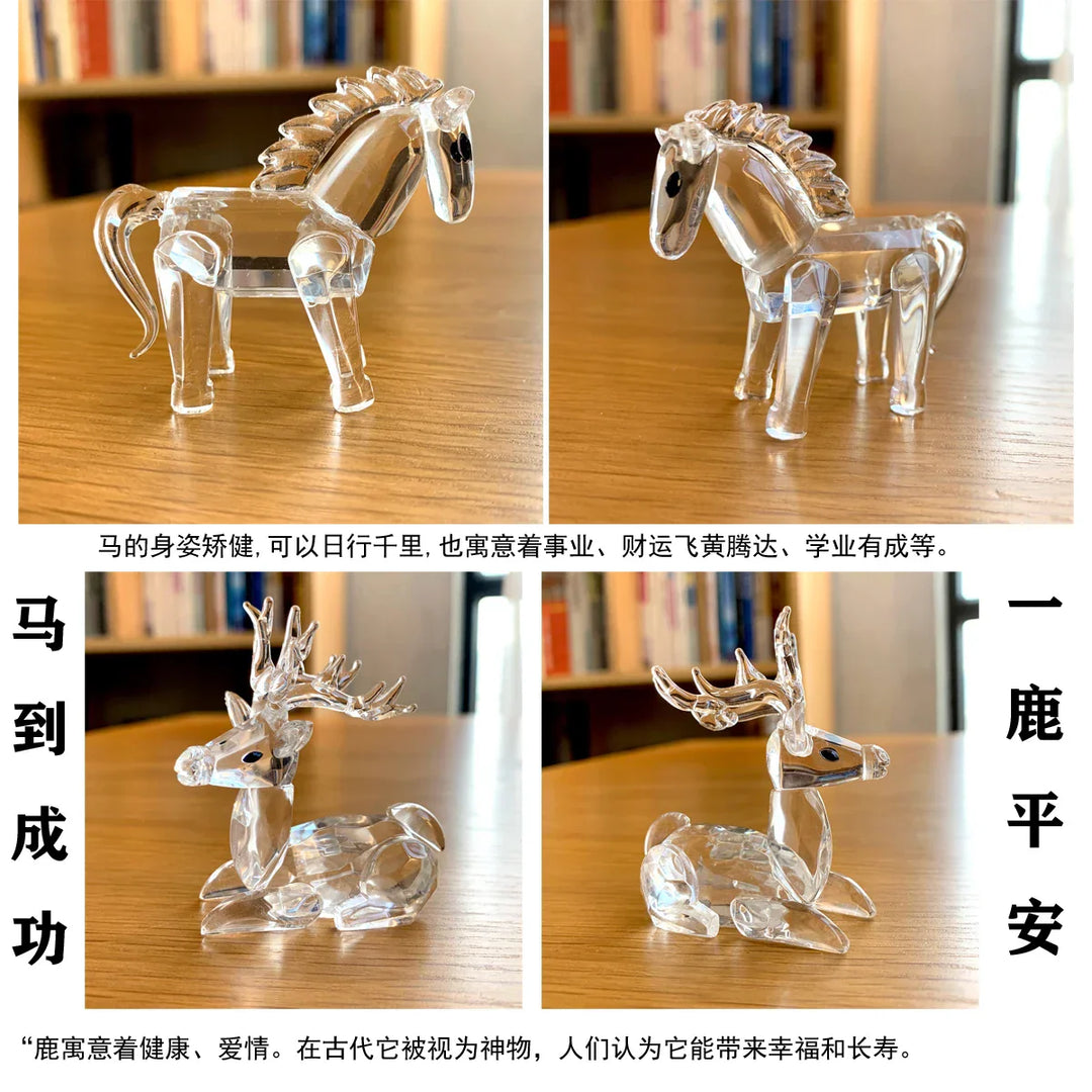 Stornfield | Super cute animal crystal ball figurines