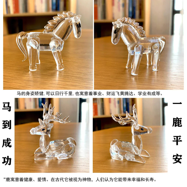 Stornfield | Super cute animal crystal ball figurines