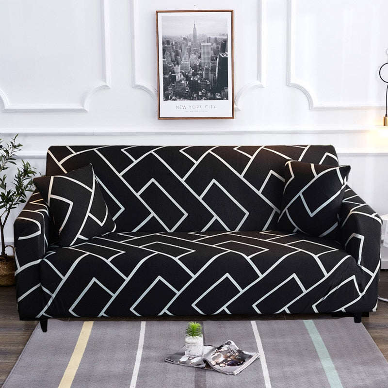 Modern Non-slip Colorful Elastic Sofa Cover | Stornfield