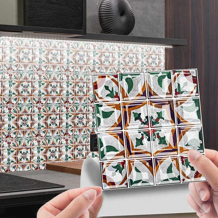 DecoMosaic 3D Mosaic Wall Tile Stickers Stornfield