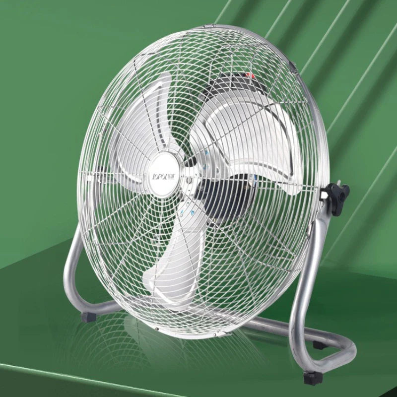 Industrial Floor Fan – 8-Speed 130° Oscillating Workshop Blower, Silent 45dB Turbo Motor with Overheat Protection | Stornfield