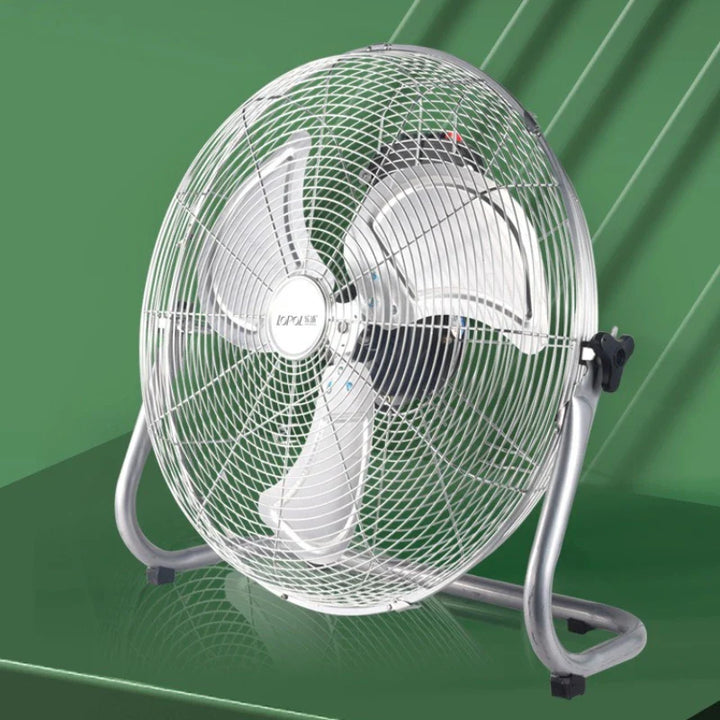 Industrial Floor Fan – 8-Speed 130° Oscillating Workshop Blower, Silent 45dB Turbo Motor with Overheat Protection | Stornfield