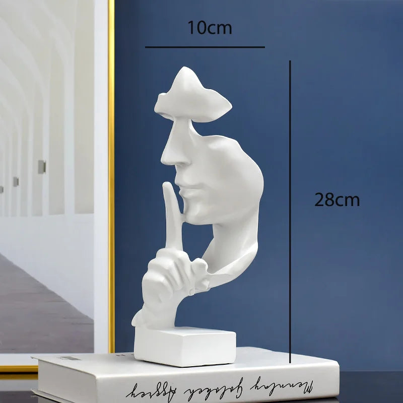 Silent Thinker Abstract Face Home Decor | Stornfield