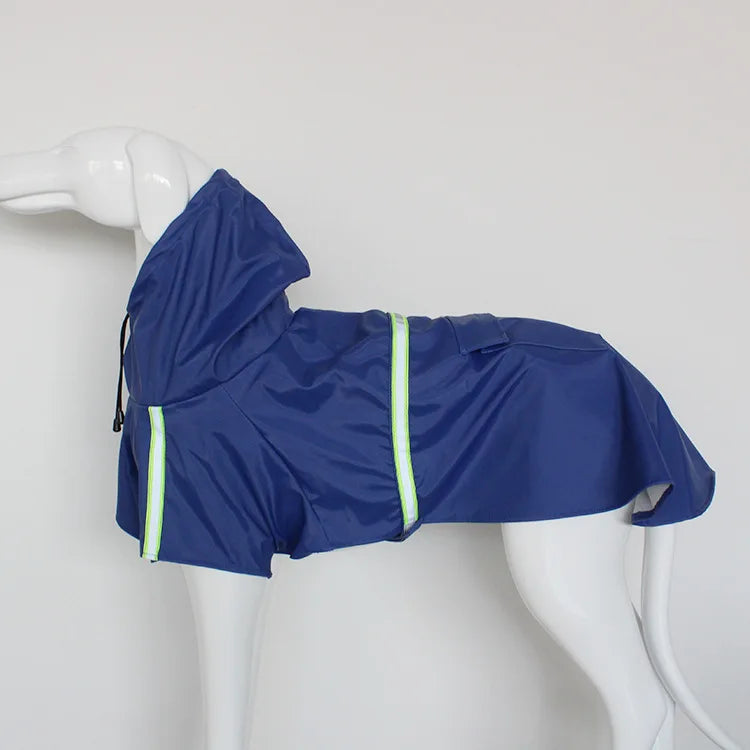 Waterproof Dog Raincoat with Hood & Reflectors Stornfield