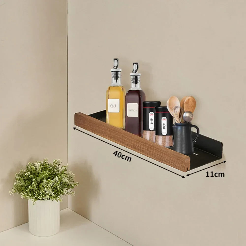CulinaWood Kitchen Wall Shelf Stornfield