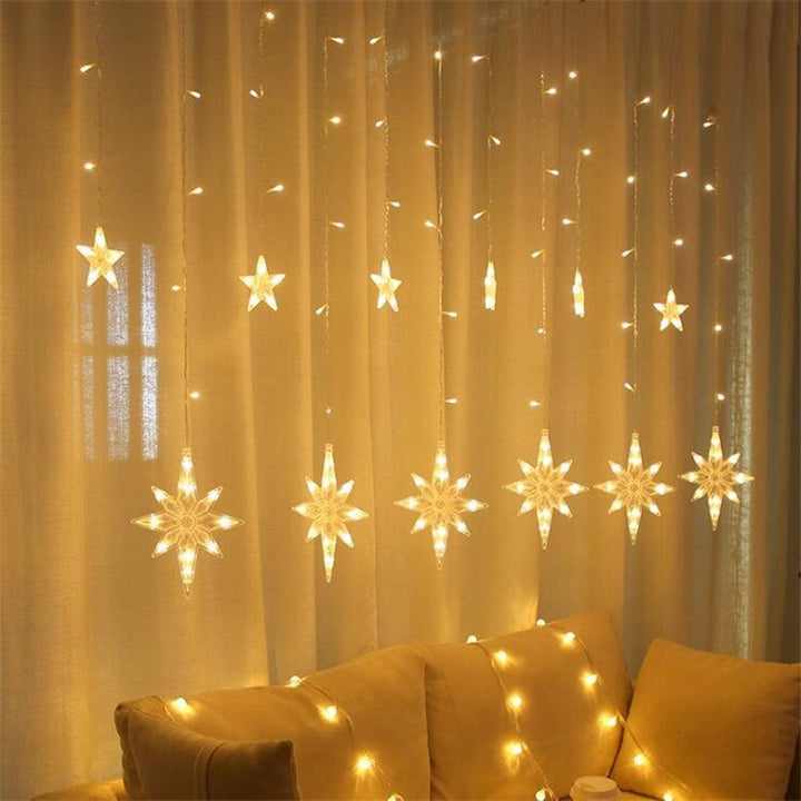 Stornfield | Solar LED Star and Moon String Light Decoration