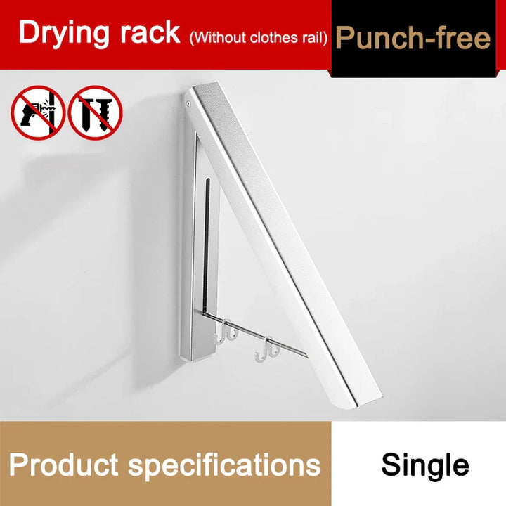 Space Saver FoldaStonrfielde Wall Clothes Aluminum Rack | Stonrfield