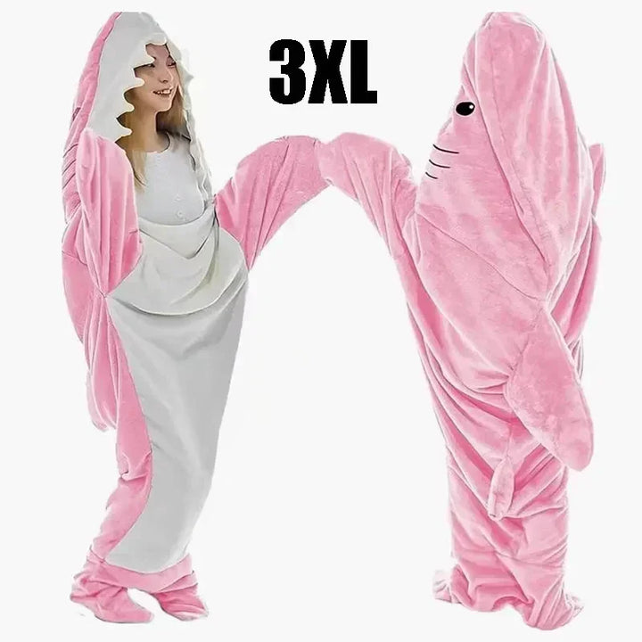Snuggly Shark Cozy Hooded Onesie Stonrfieldanket | Stonrfield