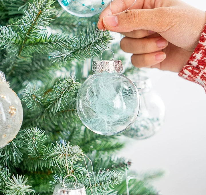 Transparent hollow ball Christmas tree decoration | Stornfield