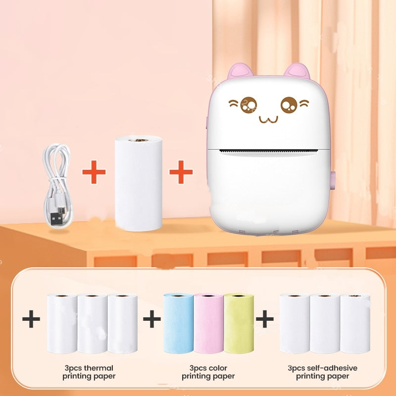 Mini Cat Thermal Stornfielduetooth Label Printer | Stornfield