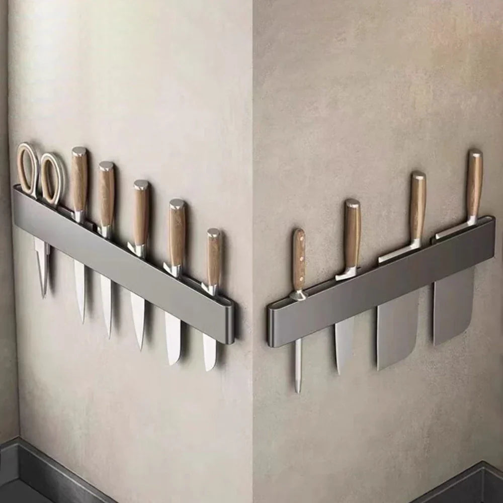 Stornfield | Knife Holder - Knifey - Stainless Steel - Multifunction Shelf