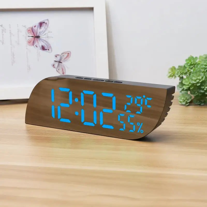 Stornfield | Horloge Alarme Numérique LED avec Affichage Double & Snooze Illimité