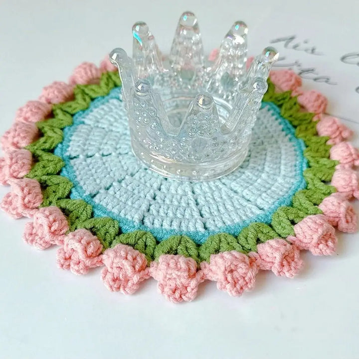 Handcrafted ConvertiStornfielde Yarn Rose Bouquet | Stornfield