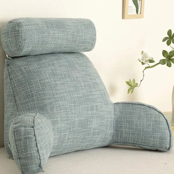 Deluxe Backrest Pillow With Arms & Adjustable Headrest | Stornfield