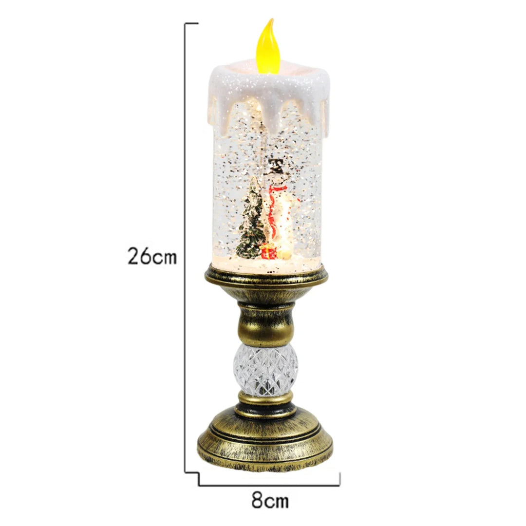 Crystal Echo Christmas Water Candle | Stornfield