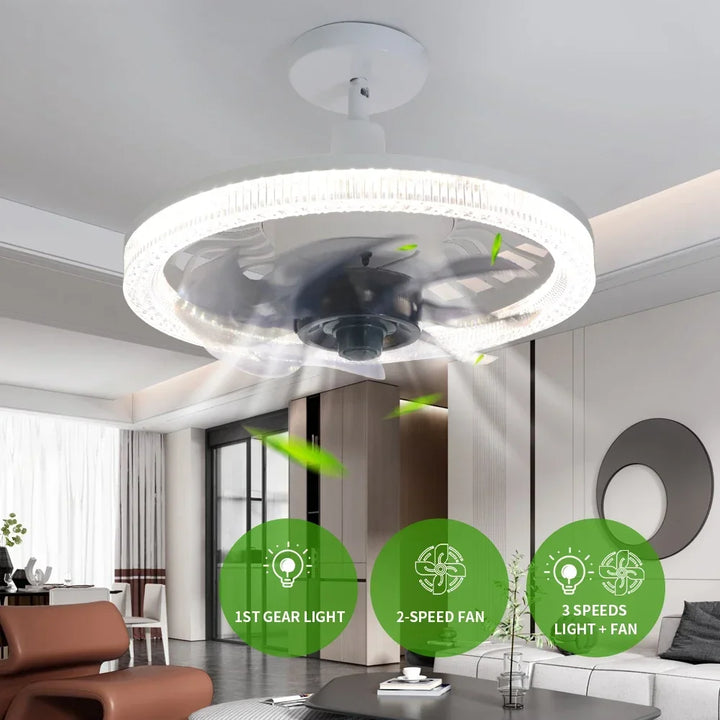 3in1 Remote Control Noise-Free Noise Elegant Fan Lamp | Stornfield