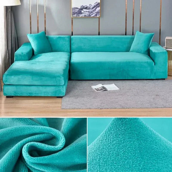 Stornfield | PlushFit - High-Quality Sofa Covers Made of Stretch Velvet
