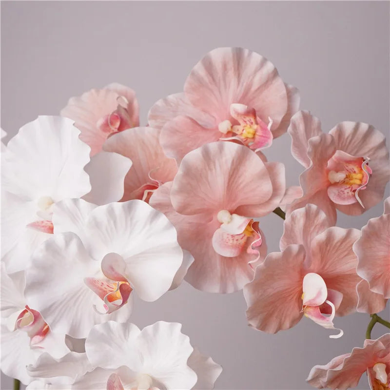 9-headed artificial Phalaenopsis orchid