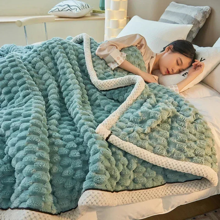 Stornfield | TurtleVelvet | Autumn Flannel Blanket
