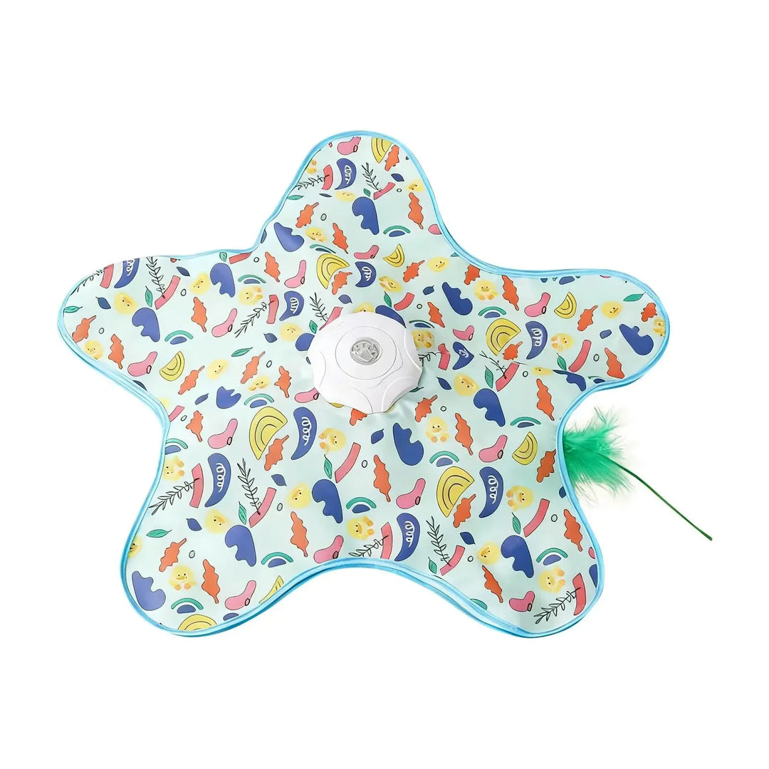 Electric Hide and Seek Cat Toy with Feather & Sensor Stornfield