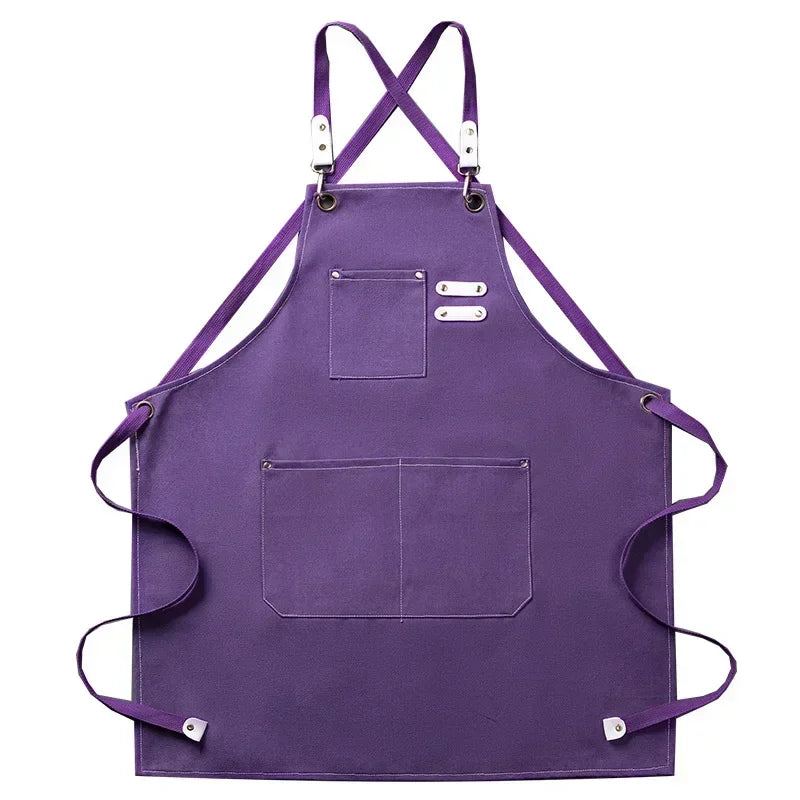 Canvas apron with pockets, adjustable, Unisex | Stornfield