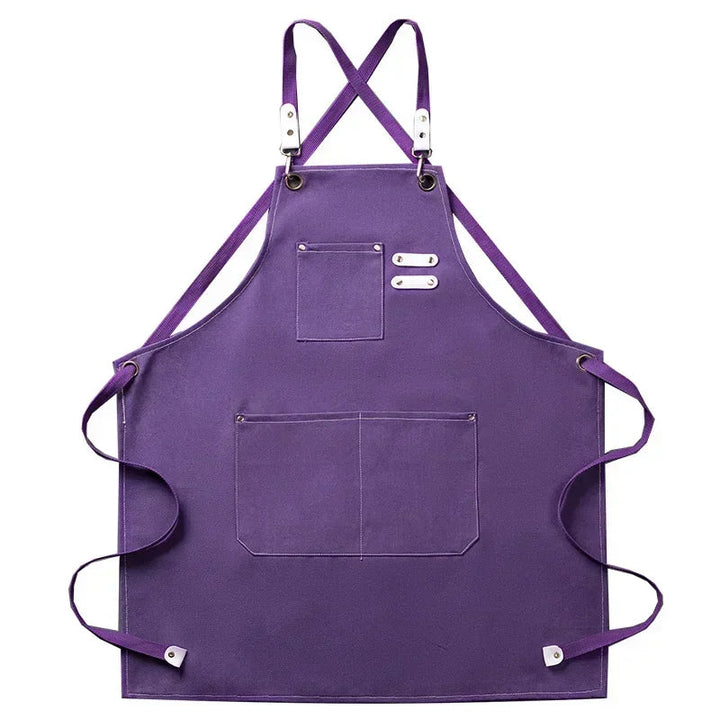 Canvas apron with pockets, adjustable, Unisex | Stornfield
