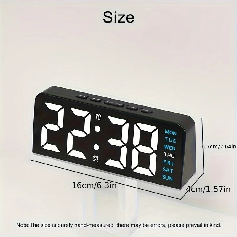 Modern LED All Week Display Night Lamp Alarm Clock | Stornfield