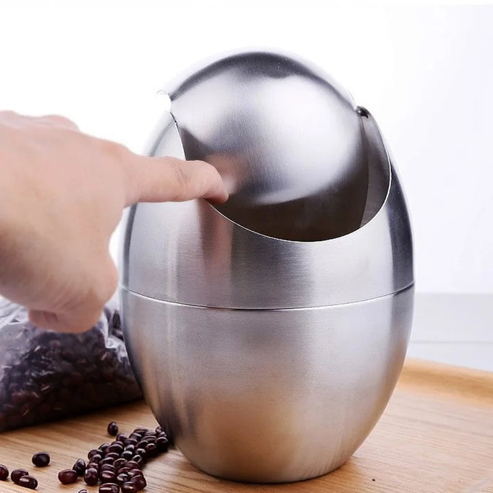 LuxBin Mini Trash Can made of Stornfield Stainless Steel
