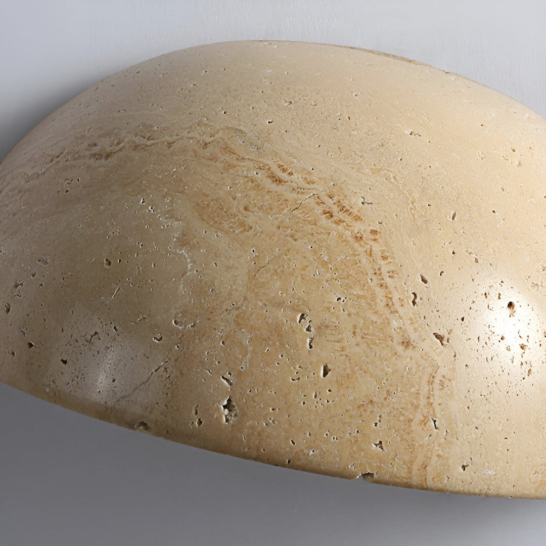 Half-Round LED Wabi-Sabi Wall Lamp - ZenGlow | Stornfield