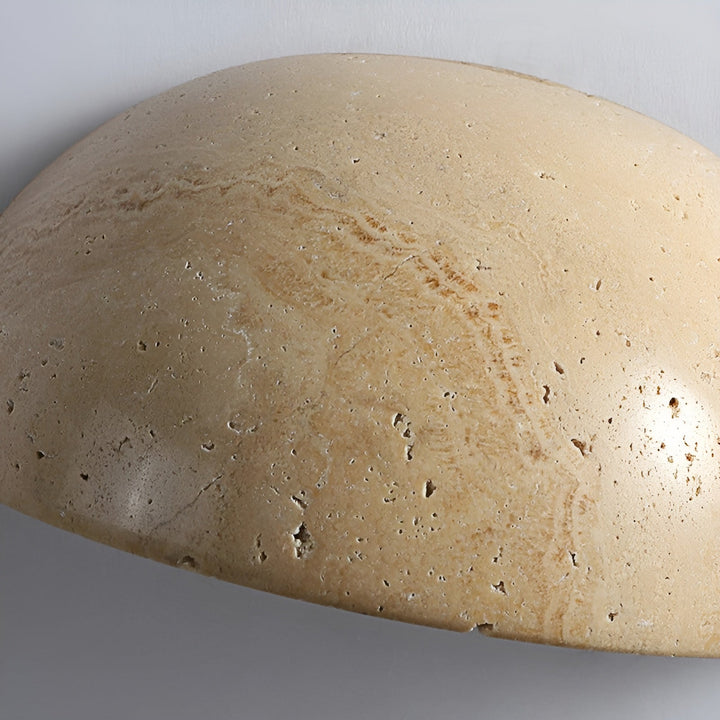 Half-Round LED Wabi-Sabi Wall Lamp - ZenGlow | Stornfield