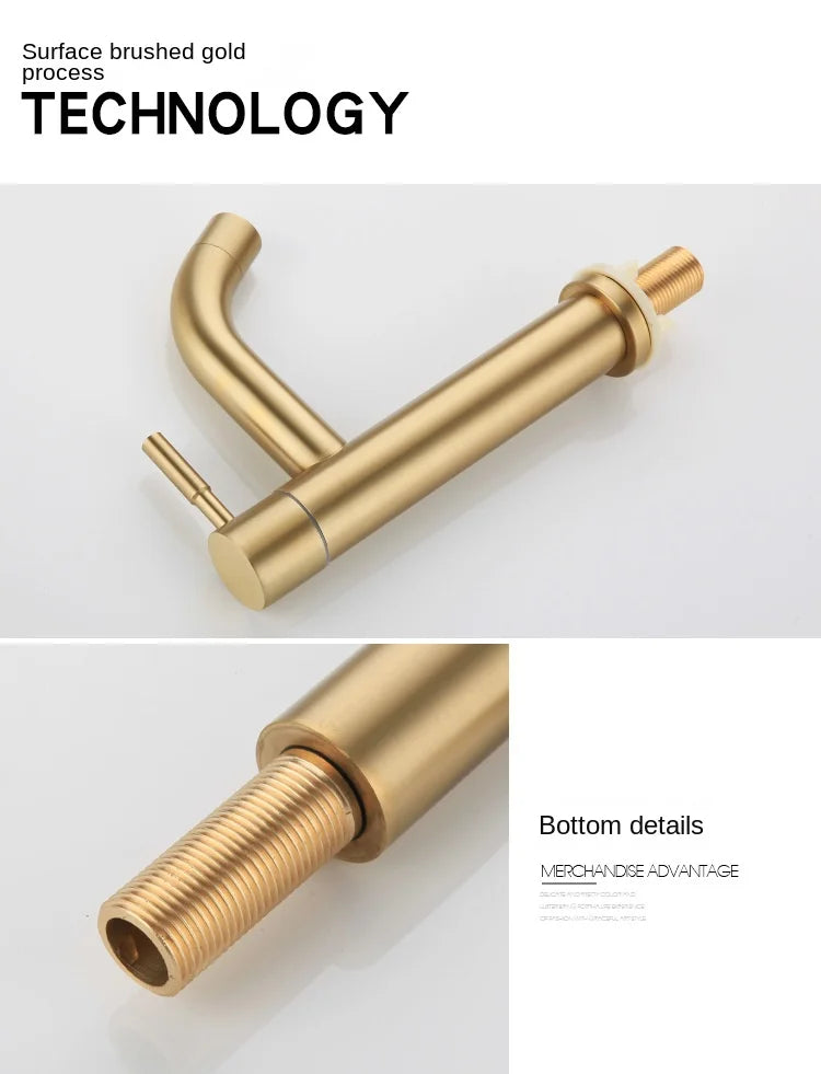Classic Sink Faucet | Stainless Steel | Single Lever Mixer | Ceramic Valve Stornfield